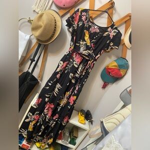 Patrons of Peace Faux Wrap Dress 🌼 🌺